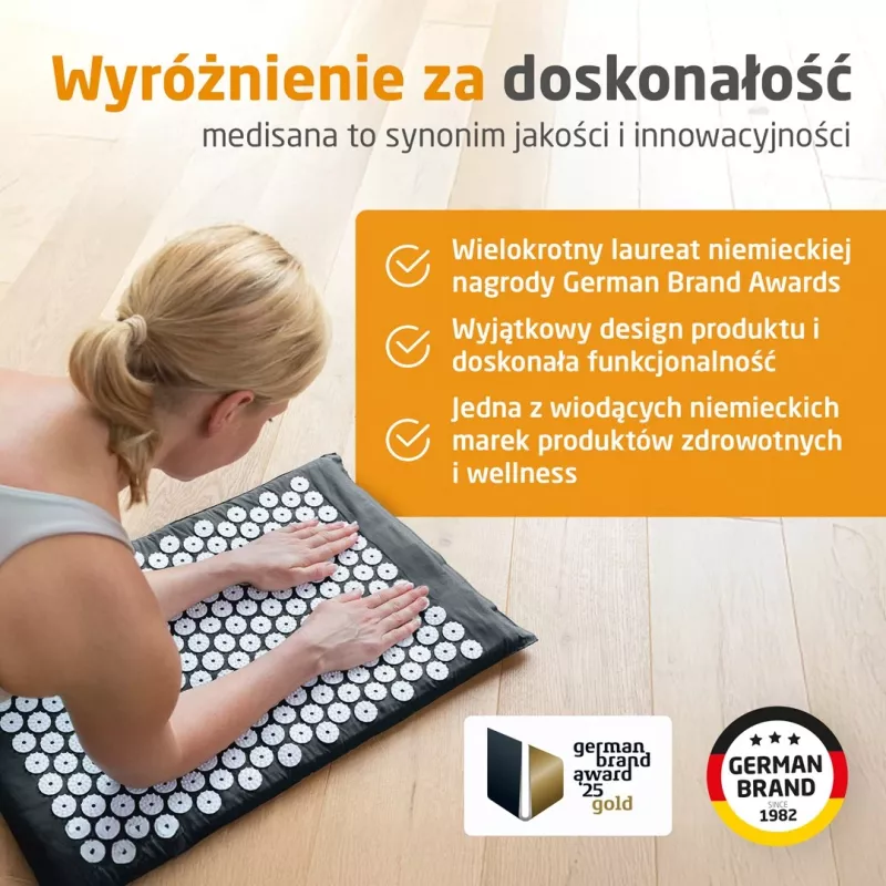 Medisana MM 100 akupressuurimatt soojendusfunktsiooniga