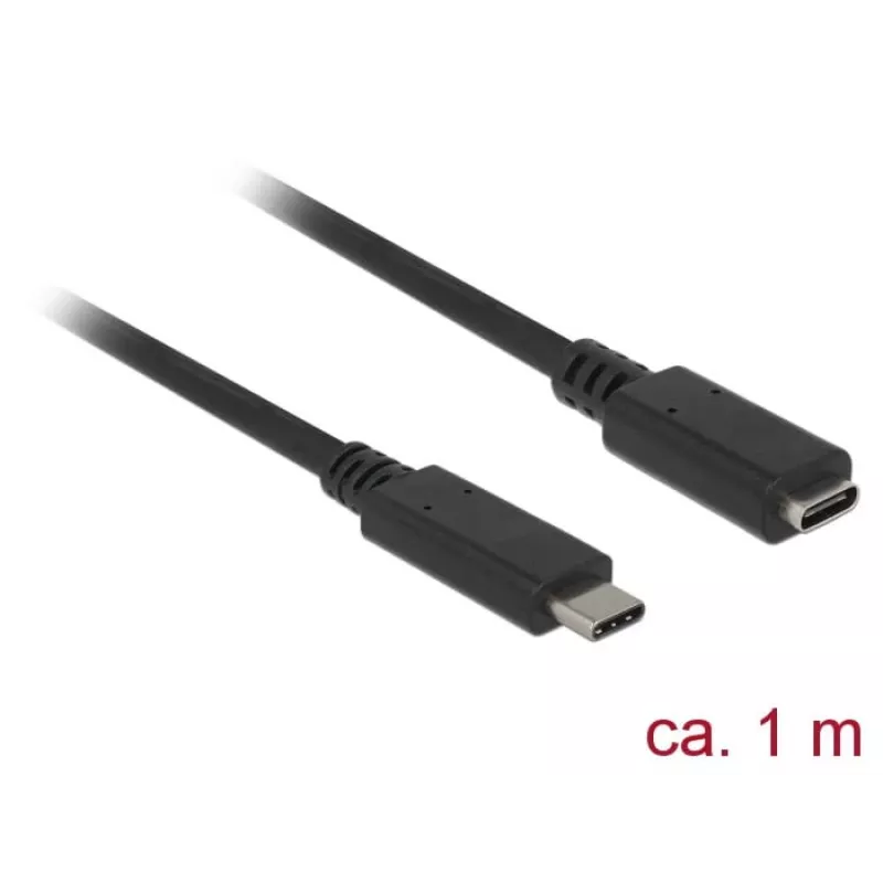 USB-kaabel DeLOCK 85533 USB 3.2 Gen 1 1m USB C must
