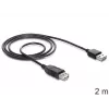USB-kaabel DeLOCK EASY-USB 2.0-A 2m must