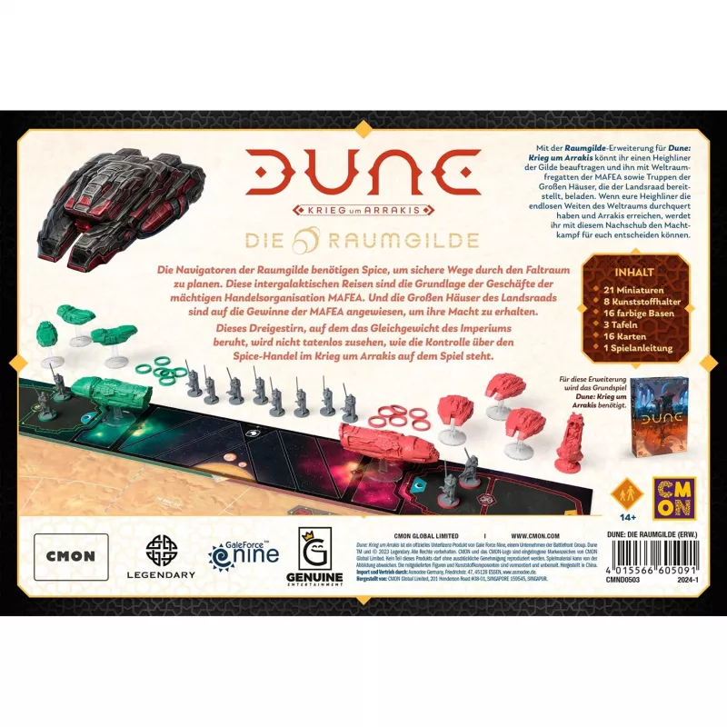 Dune: War for Arrakis - The Spacing Guild, lauamängulaiendus