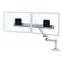 Lauakinnitus Ergotron LX seeria kahe otsese kuvari hoide 63,5 cm (25 tolli) valge