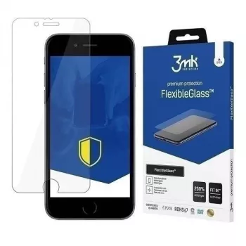 Kaitsekile 3MK Flexible Glass iPhone SE 2020 jaoks, 0,3 mm, läbipaistev
