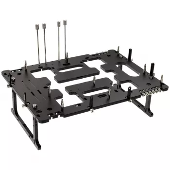 Streacom BC1 V2 must, ATX tugi, alumiinium, must