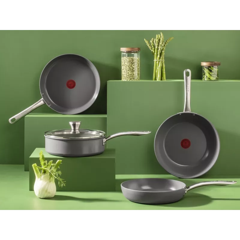 Ahjuvorm Tefal Renewal C4260443 24 cm — alumiinium, keraamiline mittenakkuv, induktsiooniga ühilduv, Thermo-Spot