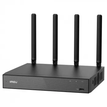 Võrgusalvesti IMOU N118W Must — 18-kanaliline, 4-kanaliline taasesitus, maks. 3840×2160, kaheribaline Wi‑Fi, SATA kuni 16 TB