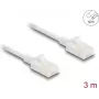 Võrgukaabel DeLOCK RJ45 Cat.6A pistik pistikusse 3 m valge