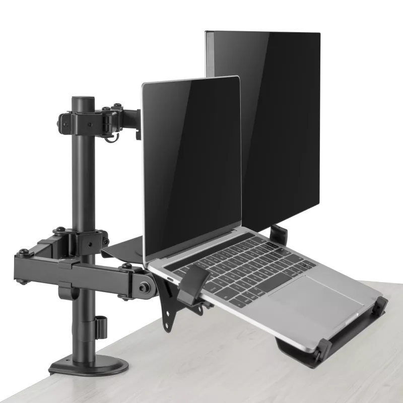 Monitor wall mount SBOX LCD-LM01-2 for 13–27 inch screens, max load 12 kg, VESA 100x100