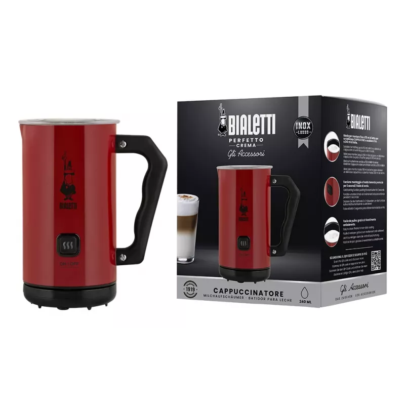 Bialetti MKF02 Automaatne piimavaht ja -soojendaja Punane