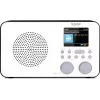 Internetiraadio TECHNISAT VIOLA 2 C IR — Analoog- ja digituuner, DAB+/FM, Wi‑Fi, 3 W, 2,4-tolline TFT, 3,5 mm, must/valge
