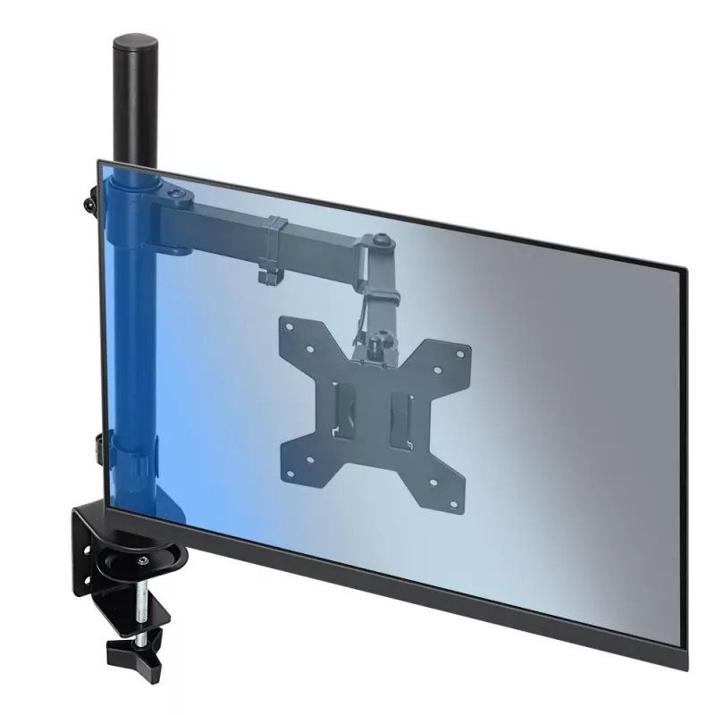 Lauamonitori kinnitus ESPERANZA ERW017 10–27-tollistele ekraanidele, kuni 8 kg, lauaklamber, VESA 75x75–100x100