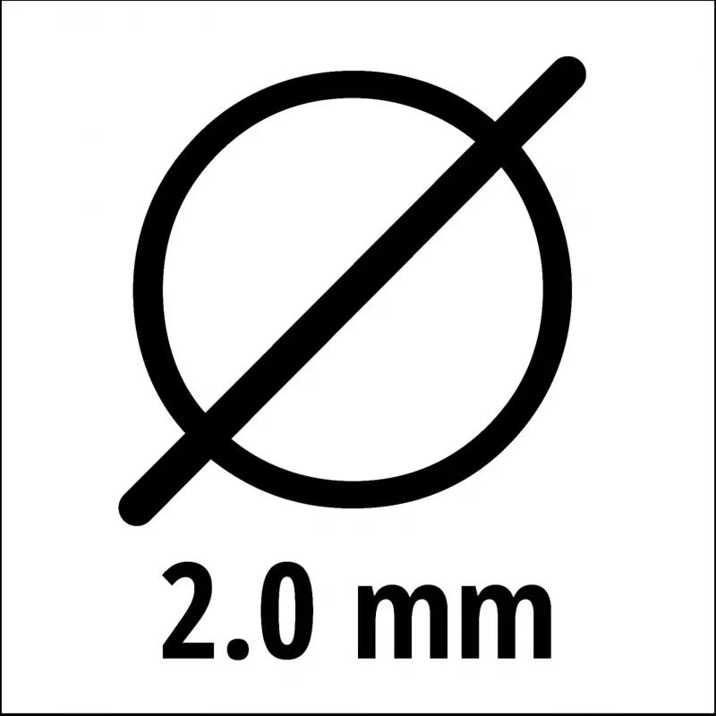 Trimmeri niit EINHELL Super Cut Line 2,0 mm, mudel 3436653, läbimõõt 2,0 mm