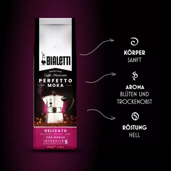 Jahvatatud kohv Bialetti Perfetto Moka Delicato 250g