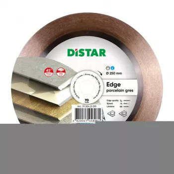 Teemantlõikeketas Distar 1A1R 250x1.4x25x25.4 Edge kuivlõikamiseks