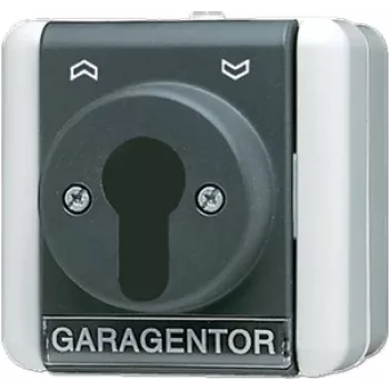 JUNG 833.18 W - Võtmelüliti - 1P - Juhtmega - Must - Valge - Termoplast - IP44