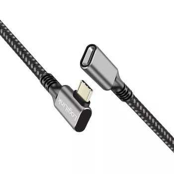 USB3.2 Gen2 Type-C USB-C/F pikenduskaabel, PD, 1m