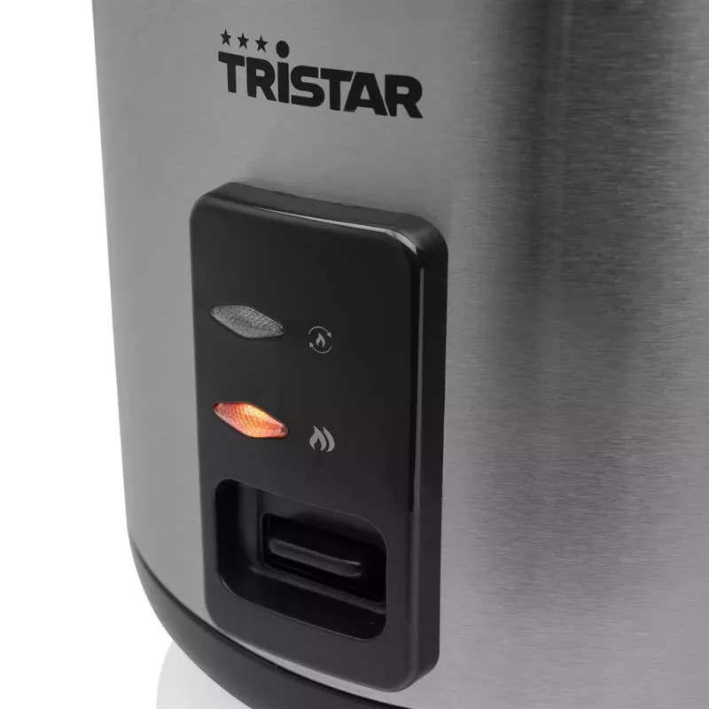 Riisikeetja Tristar RK-6147 — 1,5 L, 500 W, Must/Hõbedane