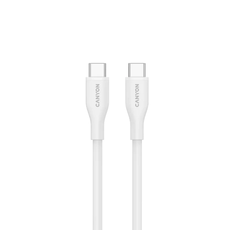 CANYON kaabel CC60SC10 C-C 60W 1m silikoonvalge