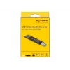 DeLOCK kombomuundur M.2 NVMe PCIe või SATA SSD jaoks USB 3.2 Gen 2 Must