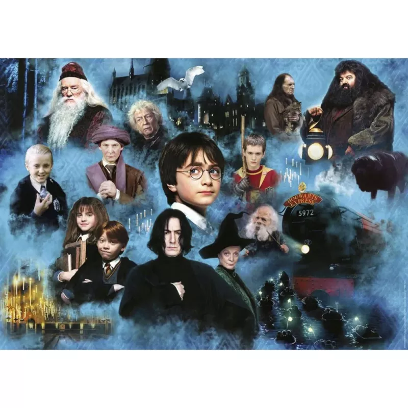 1000-osaline pusle Ravensburger Harry Potteri võlumaailm – 1000 tükki, standardsuuruses pusle