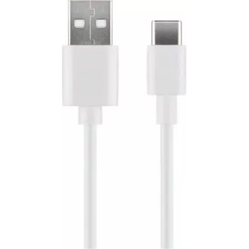 Microconnect USB3.1CCHAR2W USB-kaabel USB 2.0 2 m USB A USB C Valge