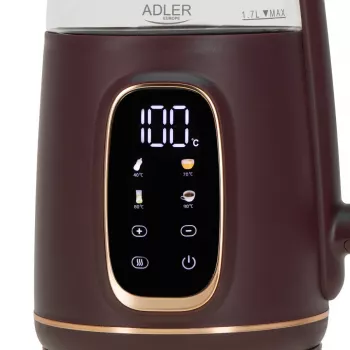 ADLER AD 1305 burgundpunane elektriveekeetja