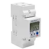 Qoltec 50882 Ühefaasiline elektrooniline energiatarbimise arvesti DIN-liistule | Wi-Fi | TUYA | 230V | LCD