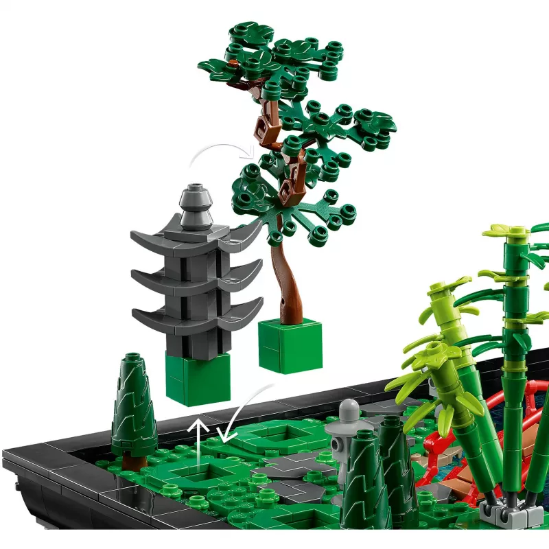 LEGO ehituskomplekt ICONS 10315 Zeni aed, 1363 tükki, 18+, mõõtmed 210×320×200 mm, kaal 4,19 kg