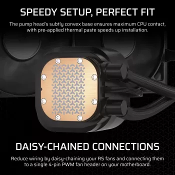 Corsair NAUTILUS 240 RS Motherboard All-in-one liquid cooler Must