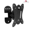 Postikinnitusklamber MACLEAN MC-670 — reguleeritav, toetab kuni 20 kg, VESA 100x100, 13–27-tollistele monitoridele, must