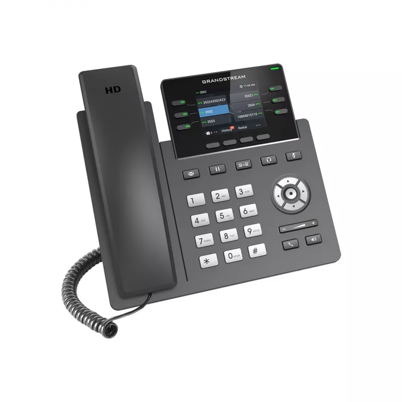 IP-telefon Grandstream GRP2613W Must 4 liini TFT 2,4 tolli