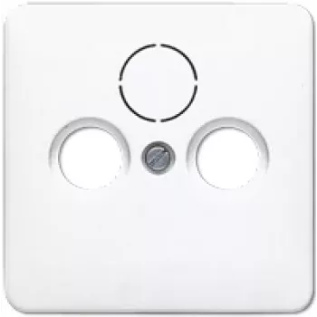 Satelliidi/TV/raadio seinapistikupesa JUNG CD 561 SAT WW valge, termoplast, SAT+TV+raadio pistikupesa
