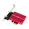 Sisemine WLAN Bluetooth võrgukaart Cudy WE9300S PCIe, Wi‑Fi 7 (802.11be) kolmeribaline 2.4/5/6 GHz, 5765 Mbit/s, Bluetooth 5.4, väline 2x2 antenn