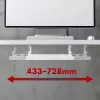 Maclean kaablikorraldaja laua alla, max koormus 5 kg, max 728 mm, valge, MC-103 W