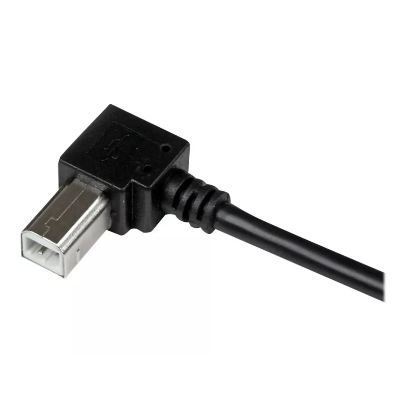 StarTech.com 3m USB 2.0 A kuni täisnurkne B-kaabel – isane/isane, 3 m, USB A, USB B, USB 2.0, must