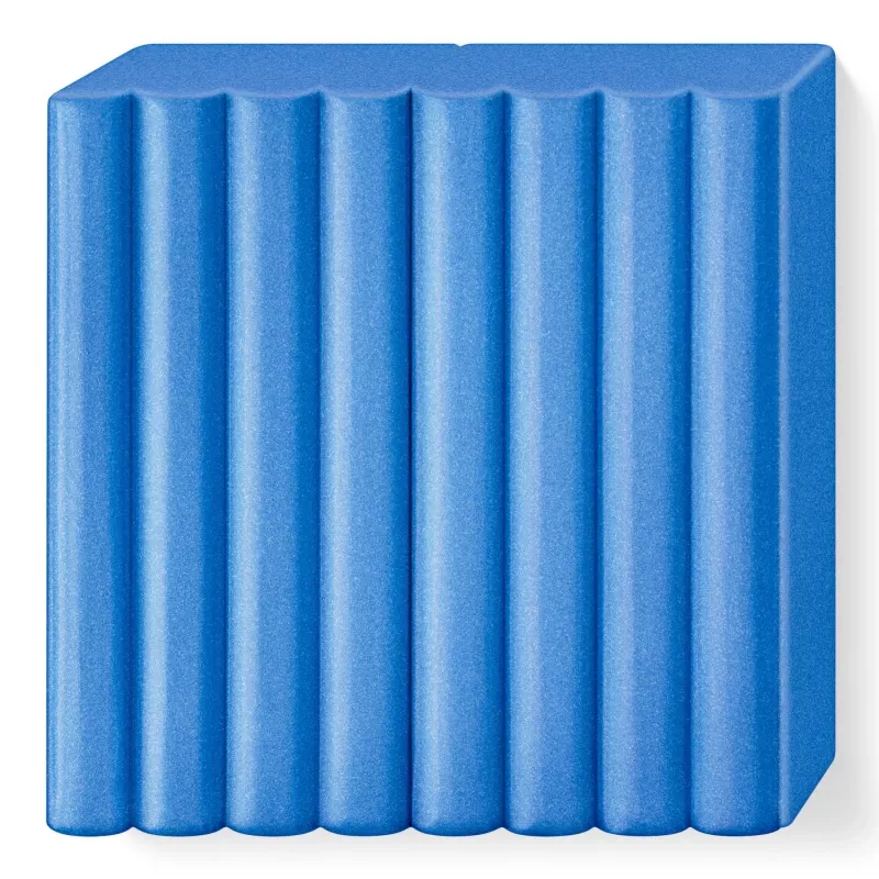 Modelleerimissavi FIMO effect sinine metallik – FIMO 8010-31, pehme polümeersavi modelleerimis- ja dekoratiivprojektideks