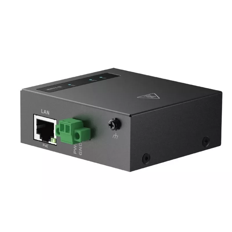 D-Link 4G LTE M2M VPN PoE+ modemruuter, RJ45, väline, IEEE 802.3at, must, 48–57 V, -30–70 °C