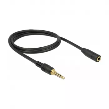 Audio kaabel DeLOCK 85629 1 m 3,5 mm must