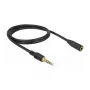 Audio kaabel DeLOCK 85629 1 m 3,5 mm must