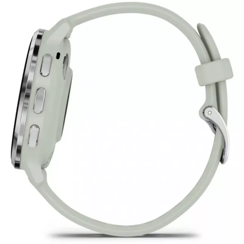 Garmin Venu 3S 3.05 cm (1.2) AMOLED 41 mm Digital 390 x 390 pikslit Puutetundlik ekraan Hall, Hõbedane Wi-Fi GPS (satelliit)