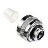 Liitmik Alphacool 17470 — messingist kroomitud PC veejahutusliitmik, kõrgus 20 mm, kaal 23 g