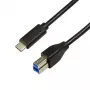 Logilink CU0163 USB-kaabel, must