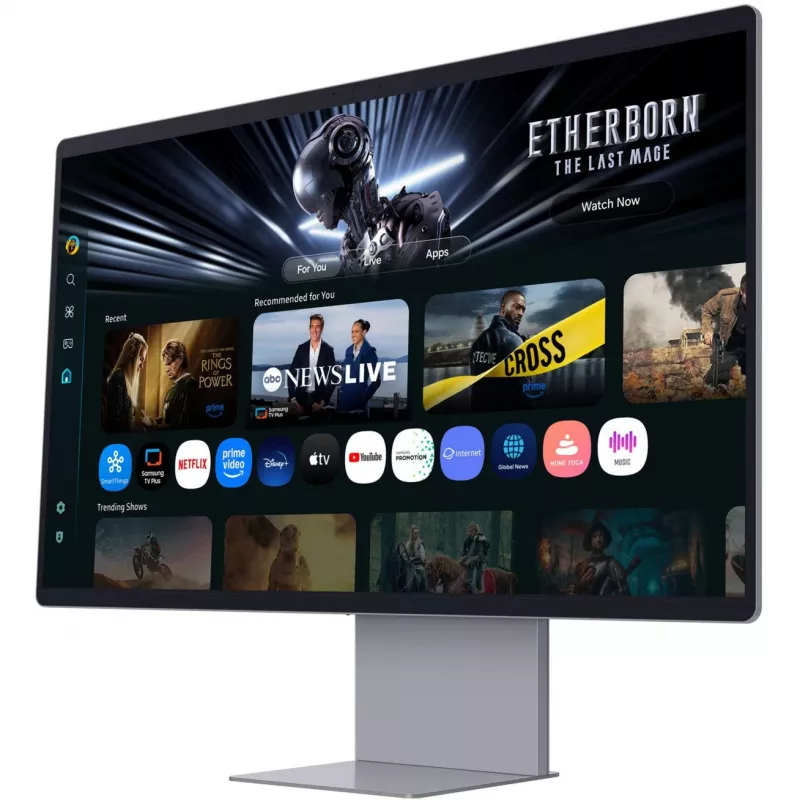 Samsung M90SF arvutimonitor 81,3 cm (32 tolli) 3840 x 2160 pikslit 4K Ultra HD OLED Hõbedane