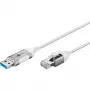 Goobay Ethernet-kaabel USB-A 3.0 RJ45-le õhuke 2 m - ühendab ruuteri, modemi või (74379)