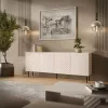 Kummut Cama Meble LUCCA 4D — 200 x 40 x 80 cm, kašmiirvärv, puitlaastplaat