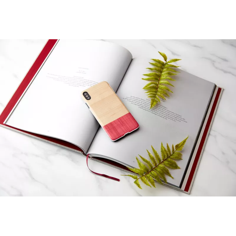 man and wood nutitelefoni ümbris iPhone XS Max jaoks — valge miss match