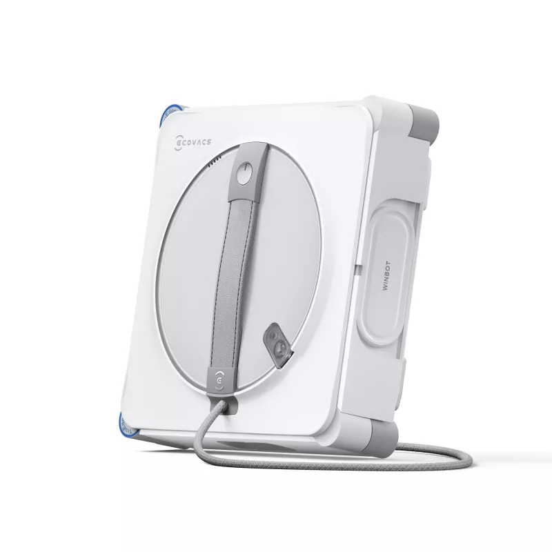 Akna puhastamise robot Ecovacs WINBOT W2S juhtmega 8000 Pa — automaatne klaasipuhasti lamedatele akendele