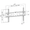 LogiLink BP0018 telerikinnitus/alus 177,8 cm (70) Must