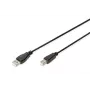 Assmann USB-ühenduskaabel. tüüp A - B M/M. 1,8 m. USB 2.0 ühilduv. UL. must (AK-300102-018-S)