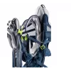 Beebikandja seljakott DEUTER Kid Comfort Active — sinine, polüamiid, kuni 22 kg, päikesevari, jalatus, VariQuick, Lite Air