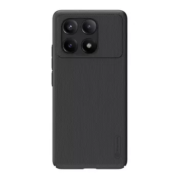 Kaitsev telefoniümbris Nillkin Super Frosted Shield Pro Xiaomi Redmi K70E / Poco X6 Pro 5G jaoks — must, kõva matt libisemiskindel